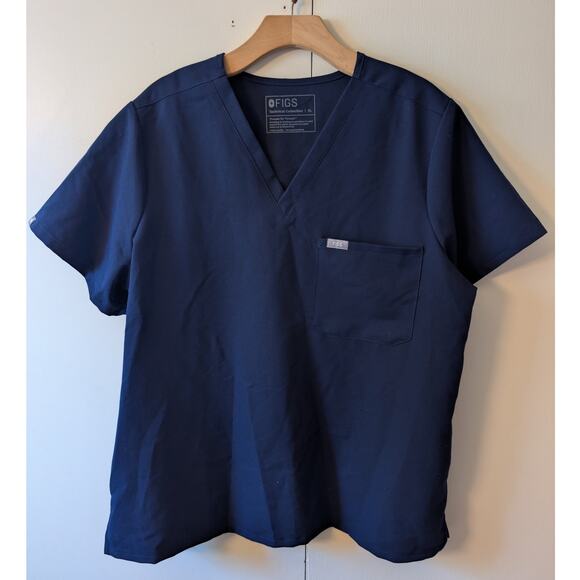 Figs Blue Scrub Top - Picture 6 of 13